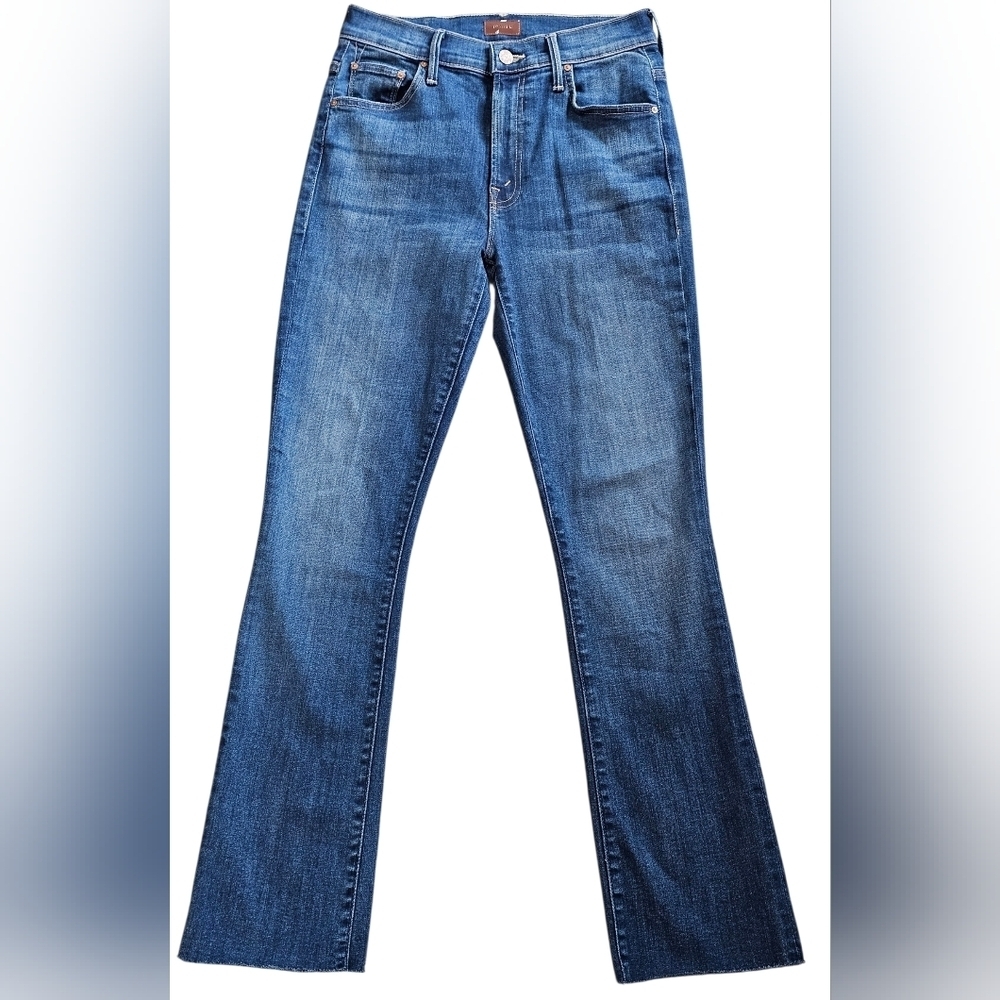 MOTHER The Insider Flood Fray Women's Jeans. We Got The Beat. Size 28, Like New
